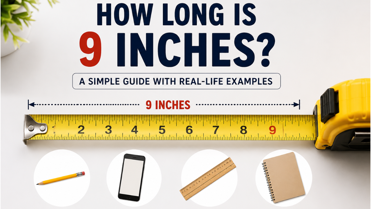 how long is 9 inches