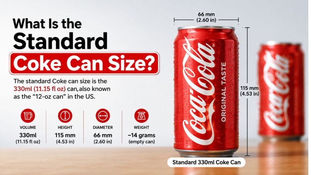 Coke Can Size