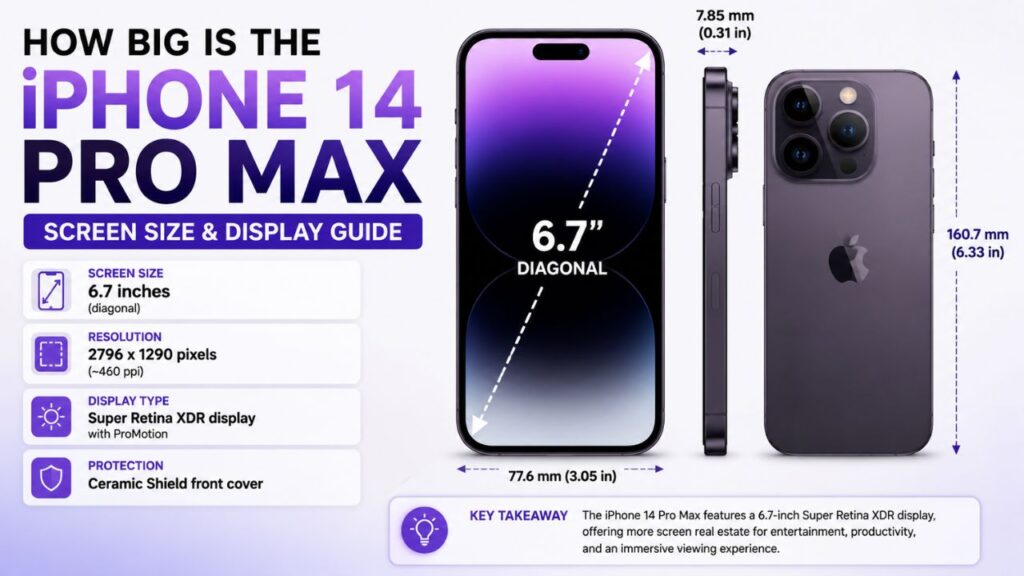 How Big Is an iPhone 14 Pro Max