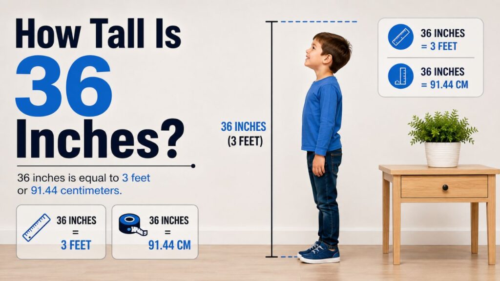 How Tall Is 36 Inches