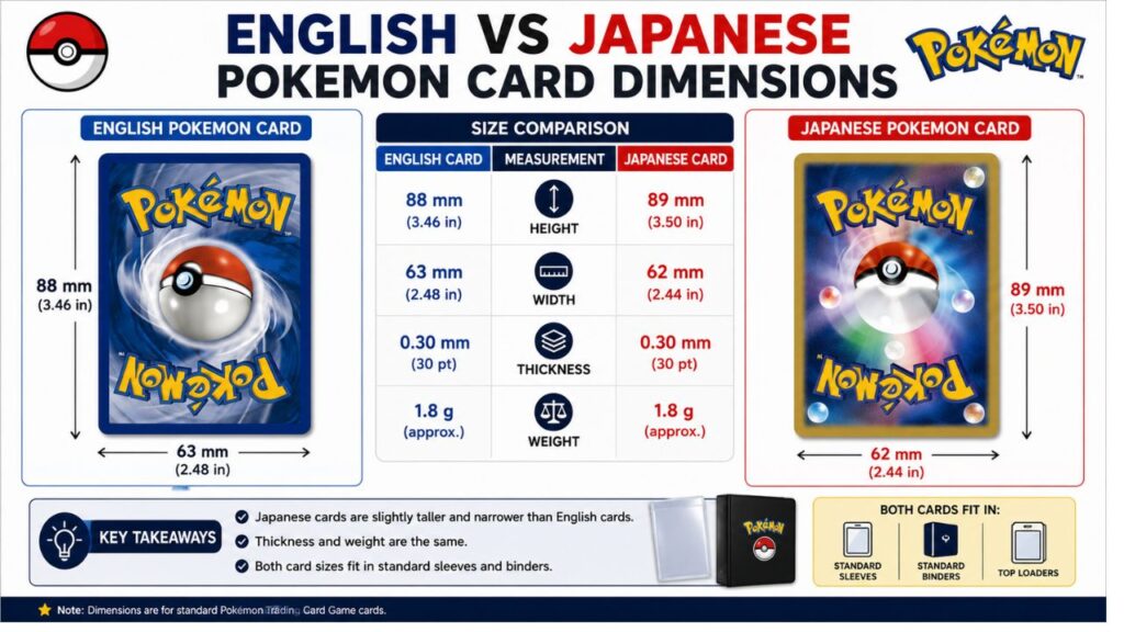 Pokemon Card Dimensions