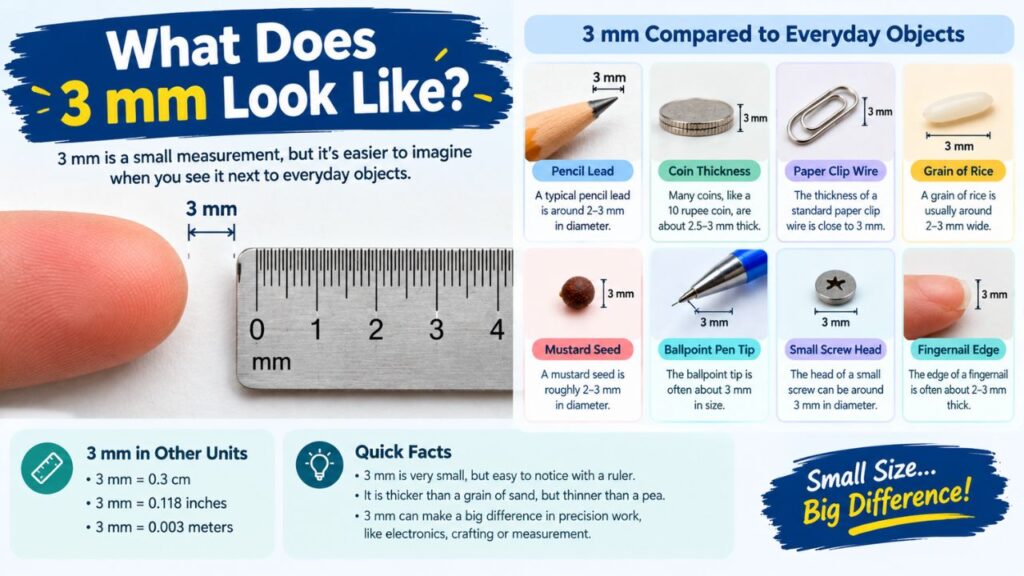 How Big Is 3 mm