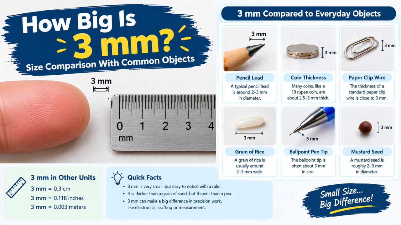 How Big Is 3 mm