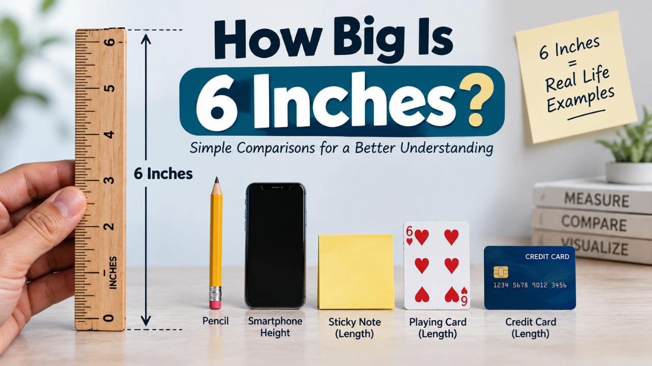 How Big Is 6 Inches? Easy Real-Life Size Comparisons