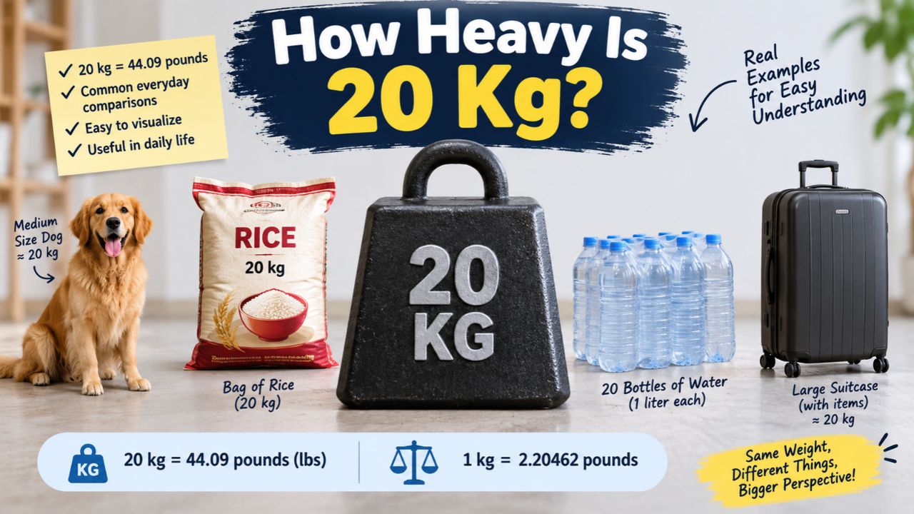 How Heavy Is 20 Kg? A Simple Guide With Everyday Examples
