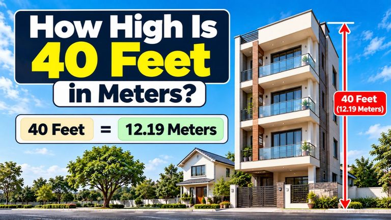 Visual Context Examples How High Is 40 Feet? Visual Comparison, Examples & Guide