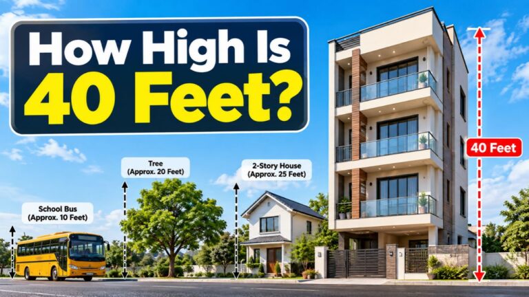 How High Is 40 Feet