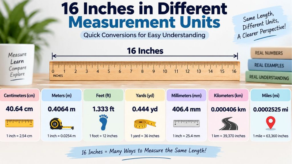 How Long Is 16 Inches