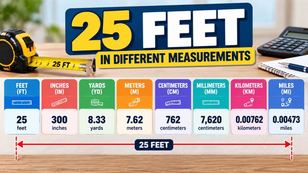 How Long Is 25 Feet