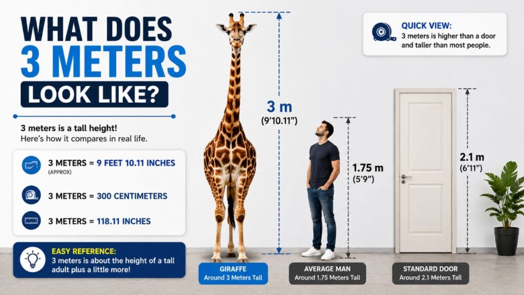 How Tall Is 3 Meters