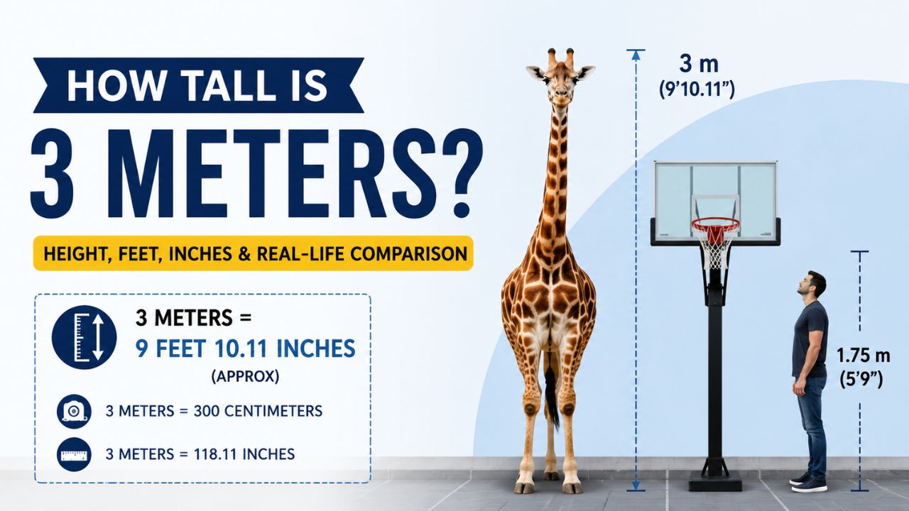 How Tall Is 3 Meters