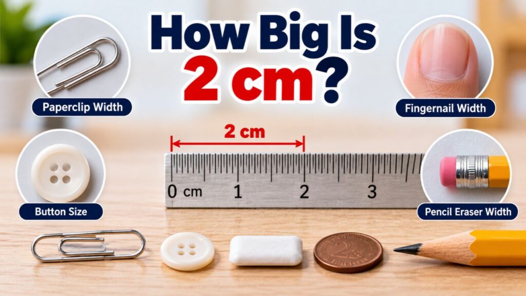 How Many Inches Meaning How Big Is 2 cm? Examples, Comparisons & Visual Guide