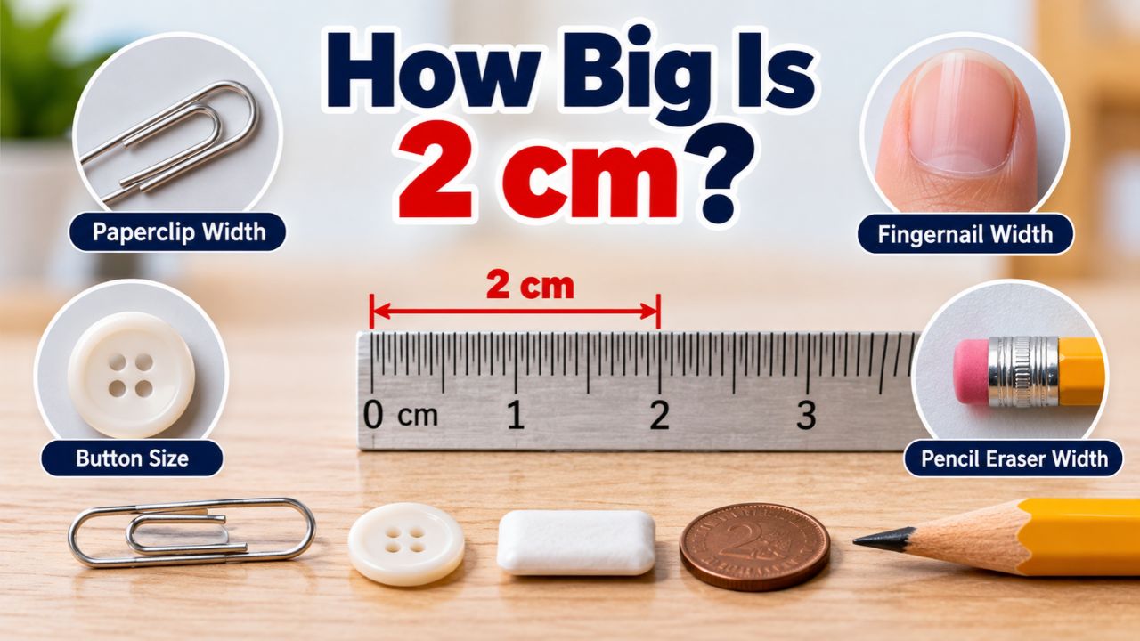 how big is 2 cm