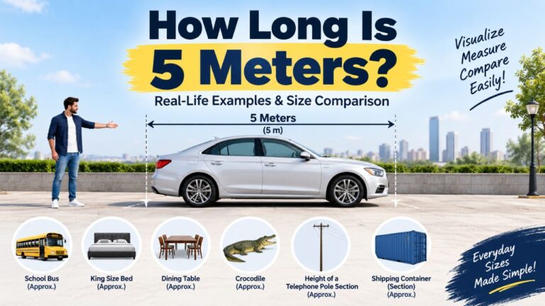 how long is 5 meters