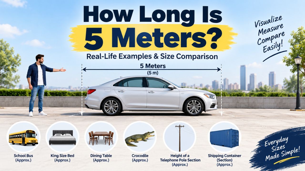 How Long Is 5 Meters? 12 Common Things to Help You Visualize It