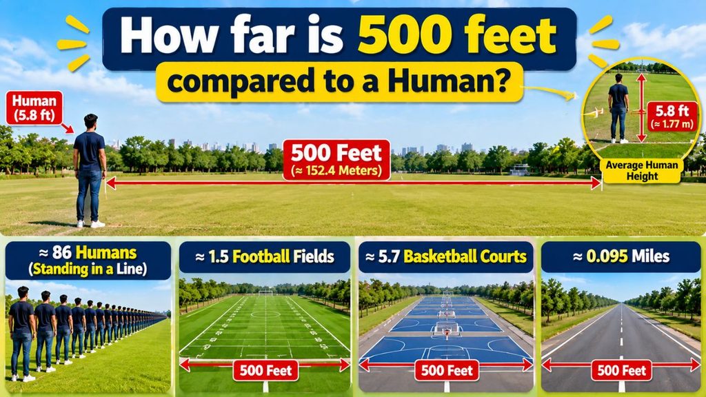 How Far Is 500 Feet