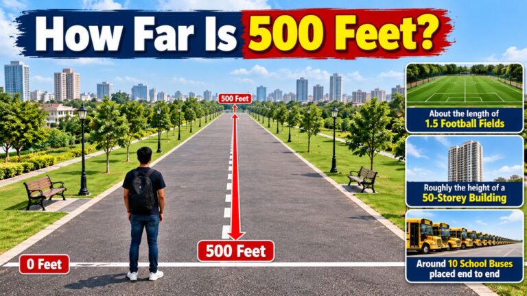 How Far Is 500 Feet