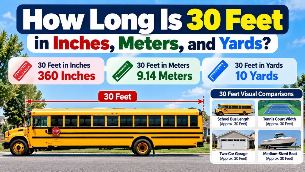 How Long Is 30 Feet