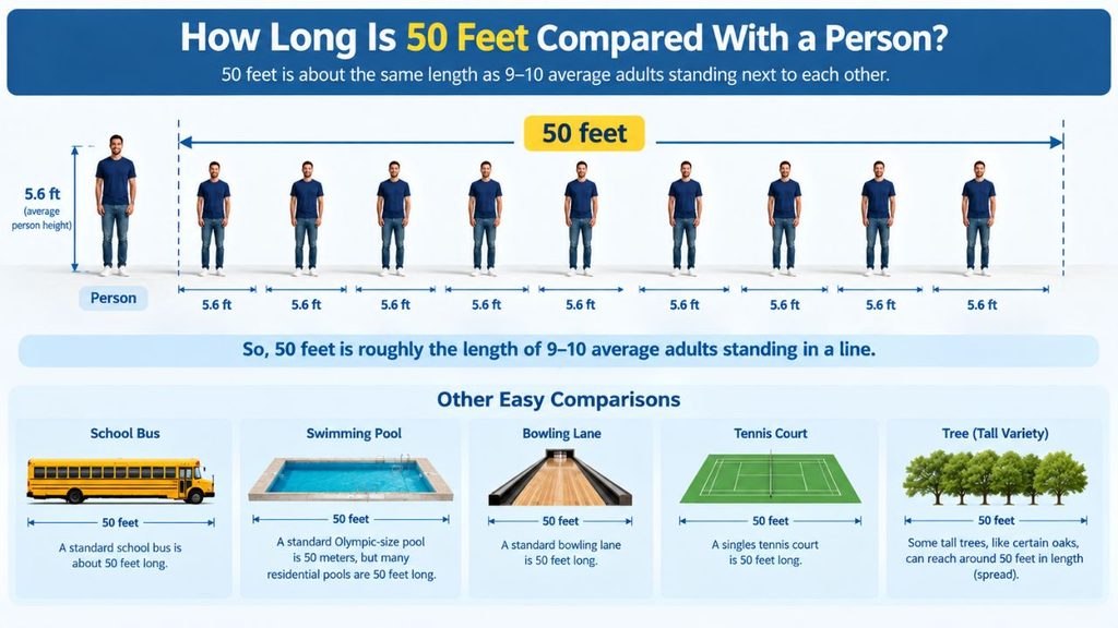 How Long Is 50 Feet