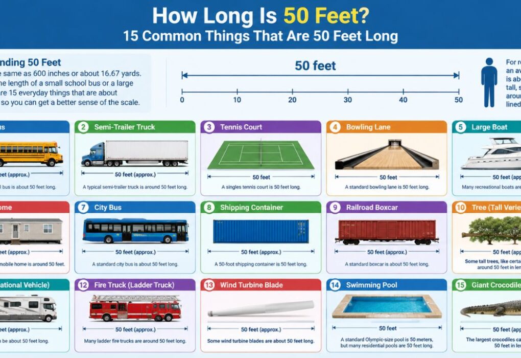 How Long Is 50 Feet