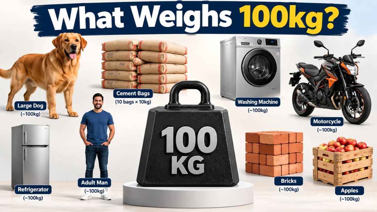 What weighs 100kg